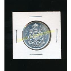1965 Canadian Silver 50 Cent Coin