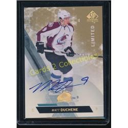 13-14 SP Authentic Limited #112 Matt Duchene Auto