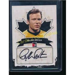 2011 In The Game Canadiana Auto William Shatner