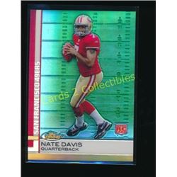 2009 Finest Blue Refractors 429 #72 Nate Davis