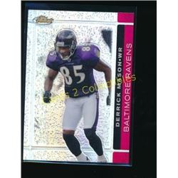 2007 Finest Refractors #77 Derrick Mason