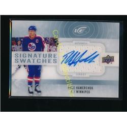 14-15 UD Ice Signature Swatches Dale Hawerchuk