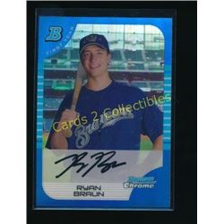 2005 Bowman Chrome Draft #168 Ryan Braun Auto RC