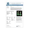 Image 3 : 7 CTW Emerald & Micro Pave VS/SI Diamond Earrings Designer Halo 10K Yellow Gold - REF-107M3H - 20206