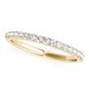 Image 5 : 1.92 CTW Certified VS/SI Diamond 3 Stone 2Pc Wedding Set 14K Yellow Gold - REF-430W2F - 32035