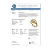 Image 3 : 1.05 CTW VS/SI Diamond Solitaire Art Deco 3 Stone Ring 18K Yellow Gold - REF-200A2X - 37102