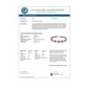 Image 2 : 10.04 CTW Pink Tourmaline & Diamond Bracelet 10K White Gold - REF-123W5F - 10754
