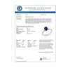 Image 2 : 1.04 CTW Blue Sapphire & Diamond Ring 18K White Gold - REF-41W8F - 12360