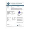 Image 3 : 1.25 CTW Tanzanite & Diamond Ring 18K White Gold - REF-53A8X - 11229
