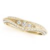 Image 5 : 2.01 CTW Certified VS/SI Diamond Solitaire 2Pc Wedding Set Antique 14K Yellow Gold - REF-412X2T - 31