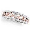 Image 5 : 2.01 CTW Certified VS/SI Diamond Solitaire 2Pc Set 14K White & Rose Gold - REF-427K6W - 31932