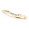 Image 5 : 1 CTW Certified VS/SI Diamond Solitaire 2Pc Wedding Set 14K Yellow Gold - REF-187A5X - 31897