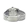 Image 4 : Rolex Men's Stainless Steel, QuickSet, Arabic Dial with Pyrimid Diam Bezel  - REF-509T6K