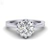 Image 2 : 1.5 CTW VS/SI Diamond Art Deco Ring 18K White Gold - REF-399W3F - 36830