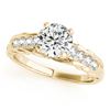 Image 1 : 0.7 CTW Certified VS/SI Diamond Solitaire Ring 18K Yellow Gold - REF-114K5W - 27533