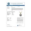 Image 3 : 1.07 CTW Certified H-SI/I Quality Diamond Solitaire Necklace 10K Yellow Gold - REF-147W2F - 36764