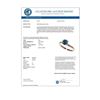 Image 3 : 1.05 CTW Certified Intense Blue SI Diamond Solitaire Engagement Ring 10K Rose Gold - REF-136H4A - 36