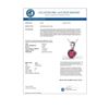 Image 3 : 2 CTW Ruby Designer Inspired Solitaire Necklace 18K White Gold - REF-24X9T - 22038