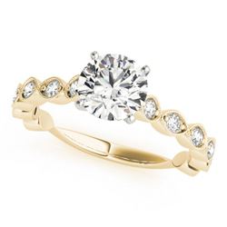 1.5 CTW Certified VS/SI Diamond Solitaire Ring 18K Yellow Gold - REF-375Y6K - 27485