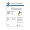 Image 2 : 1.50 CTW Green Tourmaline & Diamond Ring 10K Yellow Gold - REF-52A8X - 11043