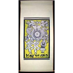 Scroll, Dancers on Silk