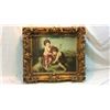 Image 1 : Oil Painting On Canvas In Nice Molded Frame