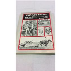 Whos Who In Rodeo 1st Ed