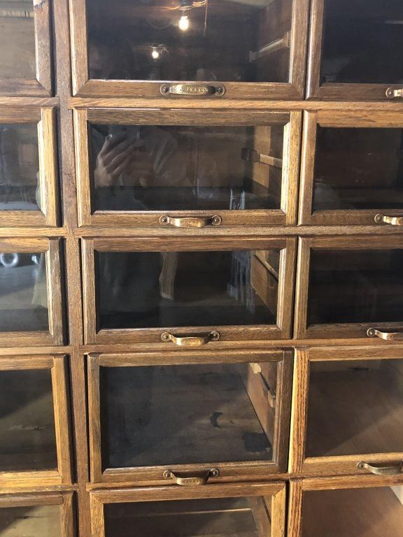 Antique General Store Display Hutch
