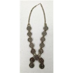 Coin Squash Blossom Necklace