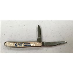 George Wallace For President Knife