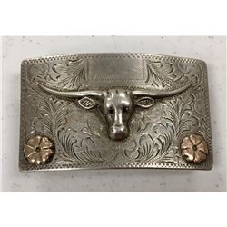 Cowboy Sterling Silver & 10k Buckel