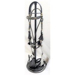 Montana Prison Made Hitched Horse Hair Bridle
