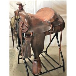 15 1/2in Hereford Roping Saddle