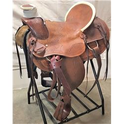 Wade Style 16in Roping Saddle