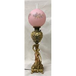 Victorian Figural Banquet Lamp