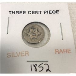 Rare Silver Three Cent Piece