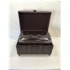Image 2 : 2 Pc Leather Top Trunk Set