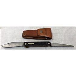 Western Usa 932 Folding Bushcraft Knife/saw