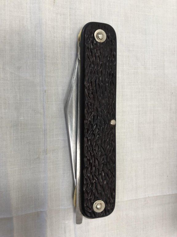 Western Usa 932 Folding Bushcraft Knife/saw