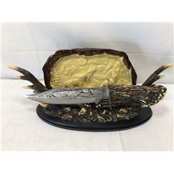 Wolf Knife Plaque
