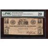 Image 1 : 1837 $25 Mississippi and Alabama Obsolete Note PMG 20