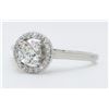 Image 2 : 14KT White Gold 0.50ct EGL Cert Diamond Ring