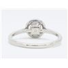 Image 4 : 14KT White Gold 0.50ct EGL Cert Diamond Ring