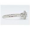 Image 5 : 14KT White Gold 0.50ct EGL Cert Diamond Ring
