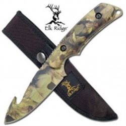 Camouflage Skinning Knife
