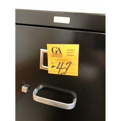 1 Newer Black 4 Door Legal File Cabinet