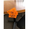 Image 1 : 3 Newer Black Back Mesh Office Chairs and Round Center Pedestal Table