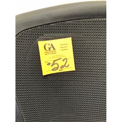 4 Newer Black Back Mesh Waiting Room chairs w/ memory foam cushions