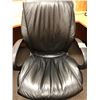 Image 3 : Black Leather Adjustable Office Chair
