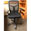 Image 2 : 2 Newer High Back Mesh Adjustable Arm Chairs on Wheels